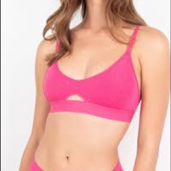 Richer Poorer Cut out Bralette Size m Pink - Picture 2 of 4